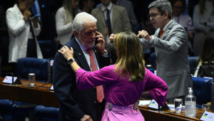 Plenário do Senado Federal durante sessão deliberativa ordinária