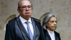 Ministro Gilmar Mendes durante a Sessão Plenária no STF