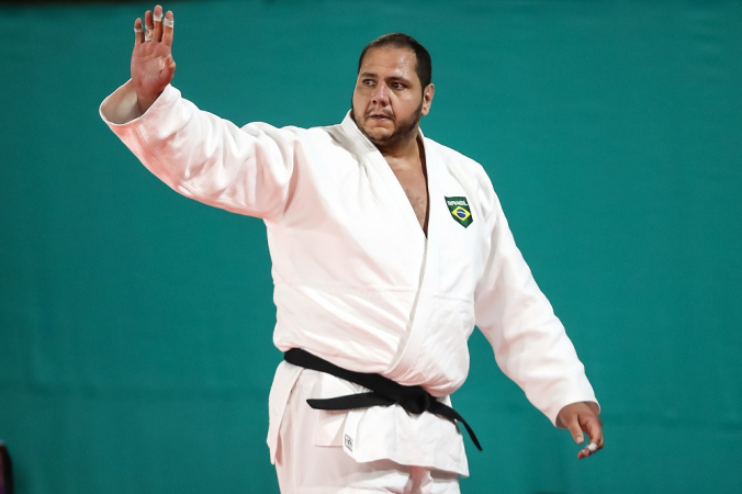 O judoca brasileiro Rafael Silva, conhecido como Baby