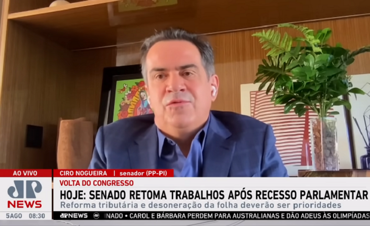 Ciro Nogueira diz que governo está perdido, e Haddad, sem norte: ‘Toda hora tenta aumentar a arrecadação’