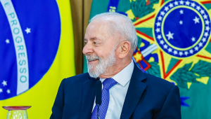 14.08.2024 - Presidente da República, Luiz Inácio Lula da Silva, durante reunião com a indústria farmacêutica para anúncio de investimentos, no Palácio do Planalto. Brasília - DF.