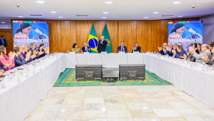 14.08.2024 - Presidente da República, Luiz Inácio Lula da Silva, durante reunião com a indústria farmacêutica para anúncio de investimentos, no Palácio do Planalto.