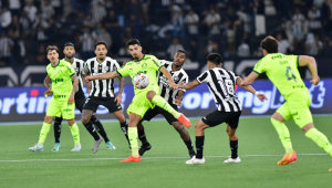 RJ - COPA LIBERTADORES DE AMÉRICA/BOTAFOGO x PALMEIRAS - ESPORTES - Partida entre Botafogo x Palmeiras, válida pela partida de ida das Oitavas de Final da Copa Libertadores de América, realizada no estádio Nilton Santos, no Rio de Janeiro, na noite desta quarta-feira (14).