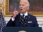 O presidente dos EUA, Joe Biden, fala sobre uma troca de prisioneiros com a Rússia na Sala de Jantar de Estado da Casa Branca em Washington, DC, EUA, 1º de agosto de 2024. O jornalista russo-americano Alsu Kurmasheva, o repórter do Wall Street Journal Evan Gershkovich, o ex-fuzileiro naval dos EUA Paul Whelan e o dissidente político Vladimir Kara-Murza estão a ser libertados como parte de um acordo com a Rússia em troca de um assassino russo condenado por homicídio na Alemanha e outros presos nos EUA e noutros países. A troca inclui pelo menos duas dezenas de pessoas, o que representa a maior troca de prisioneiros com o Ocidente desde a Guerra Fria.