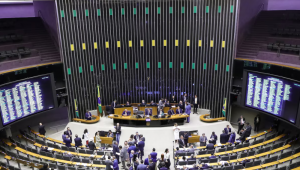 Plenário da Câmara dos Deputados em Brasília