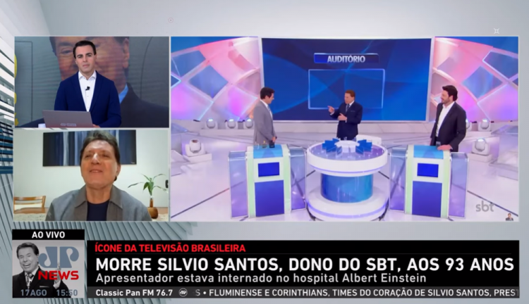 Giliard recordou a importância de Silvio Santos em sua vida em entrevista à Jovem Pan News