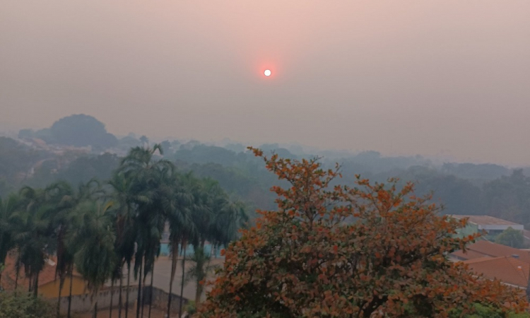 Fumaça em Goiânia