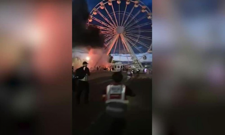 Roda-Gigante pega fogo durante festival na Alemanha e deixa mais de 20 Feridos