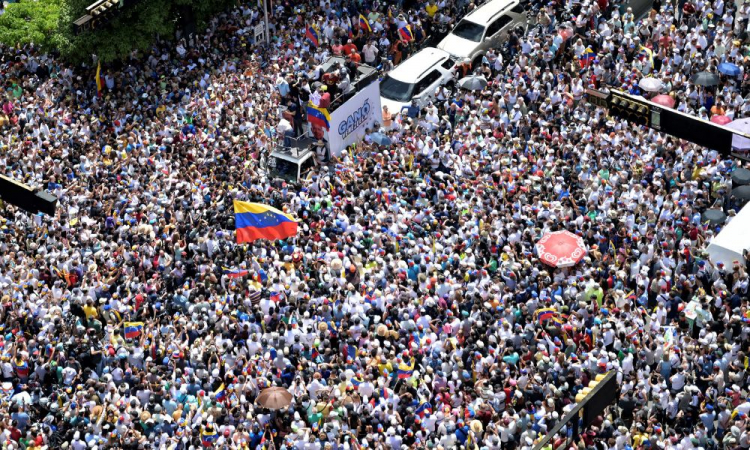 manifestções na venezuela