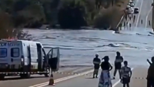 Barragem rompida em Mato Grosso