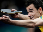2024.08.04 - Jogos Olímpicos Paris 2024 - Tênis de Mesa masculino - Hugo Calderano enfrenta o francês Felix Le Brun na disputa pela medalha de bronze. Foto: Alexandre Loureiro/COB.