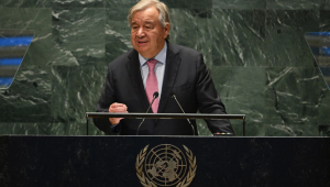 O Secretário-Geral da ONU, Antonio Guterres