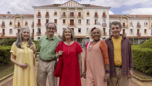 Malu Valle (Magali), Daniel Dantas (Cebolinha), Louise Cardoso (Mõnica), Dhu Moraes (Milena) e Paulo Betti (Cascão) estão no elenco de "Turma da Mônica"