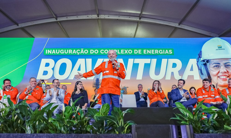 Lula na Cerimônia de inauguração do Complexo de Energias Boaventura