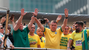 Ex-presidente Jair Bolsonaro (PL) e governador Tarcísio de Freitas