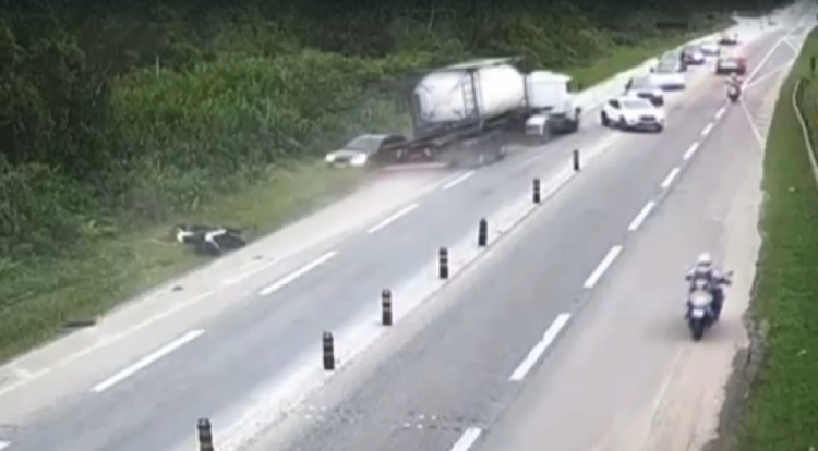 Caminhoneiro embriagado provoca grave acidente na rodovia Rio-Santos