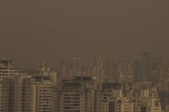 Clima seco e poluição do ar em São Paulo