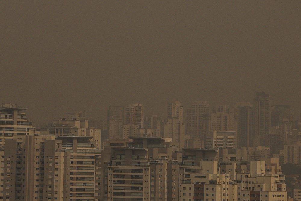 Clima seco e poluição do ar em São Paulo