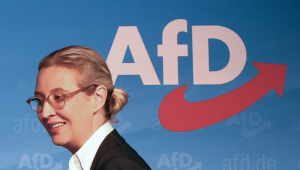 FOTODAY Berlim (Alemanha), 09/02/2024.- A vice-presidente do partido de extrema direita Alternativa para a Alemanha (AfD), Alice Weidel, chega a uma conferência de imprensa do partido AfD em Berlim, Alemanha, nesta segunda-feira. O partido de extrema direita Alternativa para a Alemanha (AfD) conquistou o primeiro lugar nas eleições estaduais na Turíngia e está apenas atrás da CDU, em segundo lugar, na Saxônia.