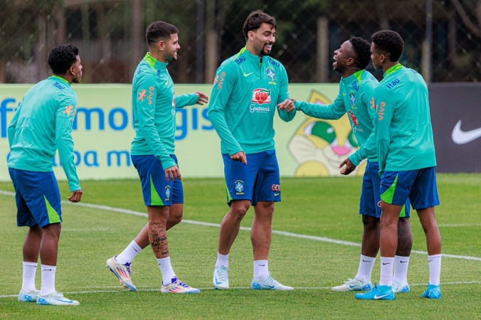 treino seleção brasileira