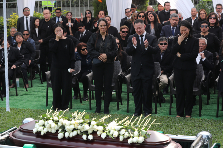 Peru se despede de Fujimori com presença de Boluarte no Palácio de Governo, em Lima