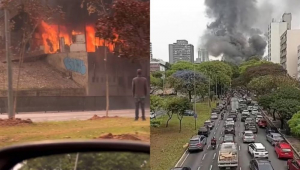 incêndio em viaduto em são paulo (1)