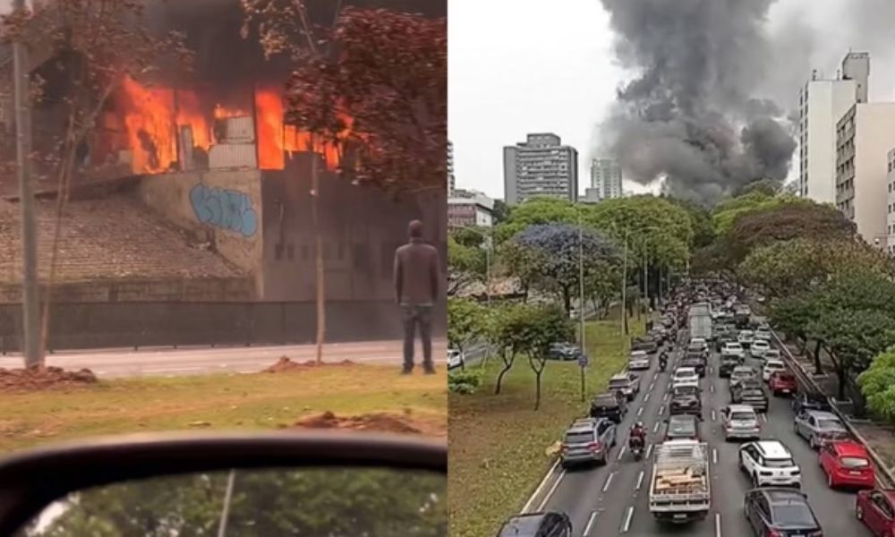 incêndio em viaduto em são paulo (1)