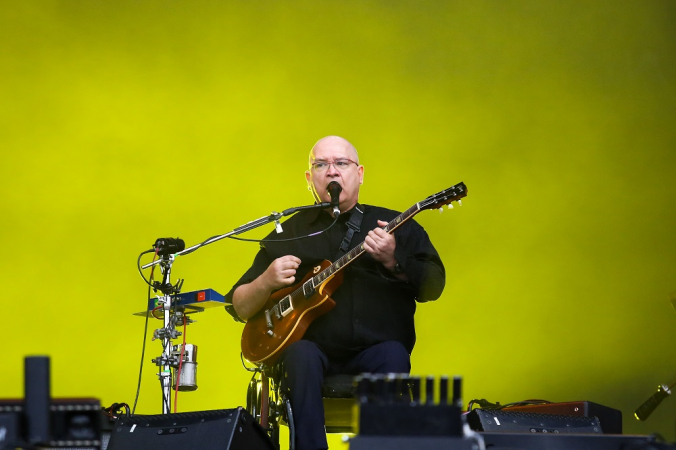 Paralamas do Sucesso apresenta seu show, realizado no Palco Mundo, durante o terceiro dia do Festival Rock In Rio