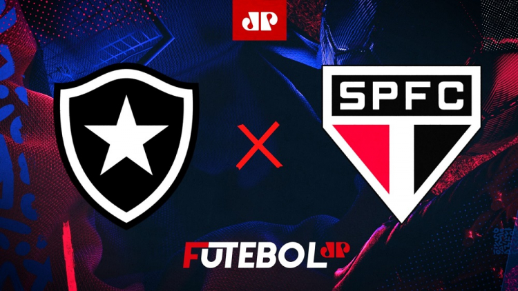 Botafogo x São Paulo: confira a transmissão da Jovem Pan ao vivo