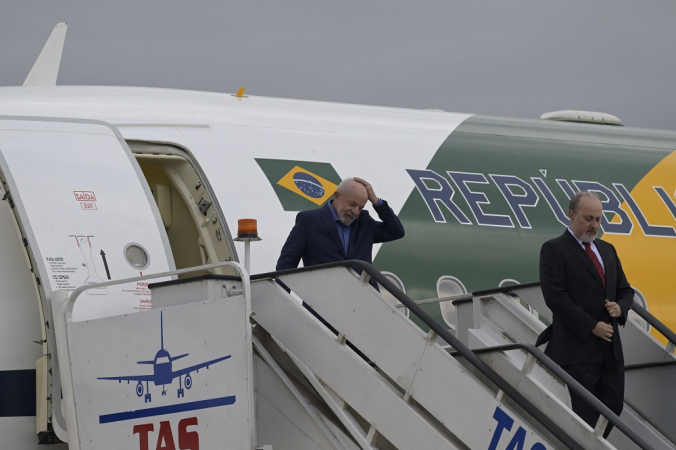 Lula aviao Mexico pane