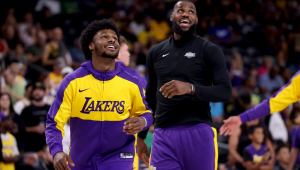 lakers bronny and james