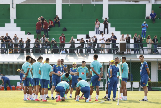 Treino Seleção Brasileira