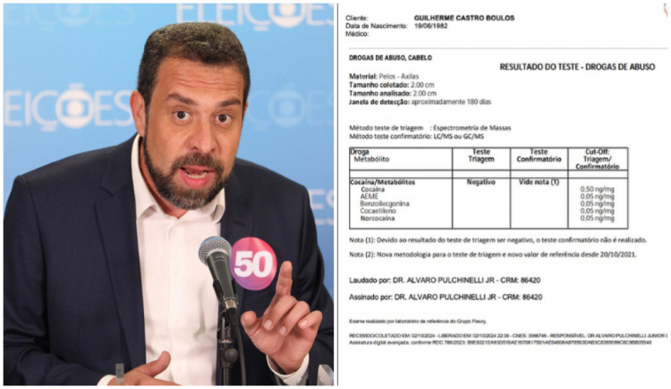 Boulos exame toxicológico