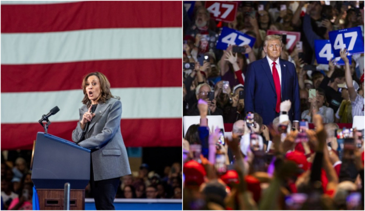 Kamala Harris e Donald Trump - Eleições americanas