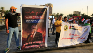 Baghdad rally in solidarity with the Palestinian and Lebanese people