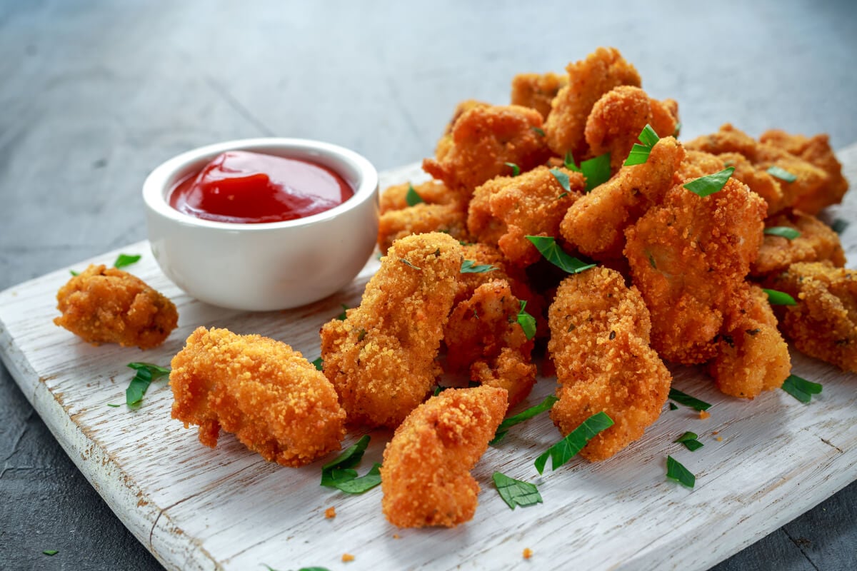 Nuggets de milho-verde 