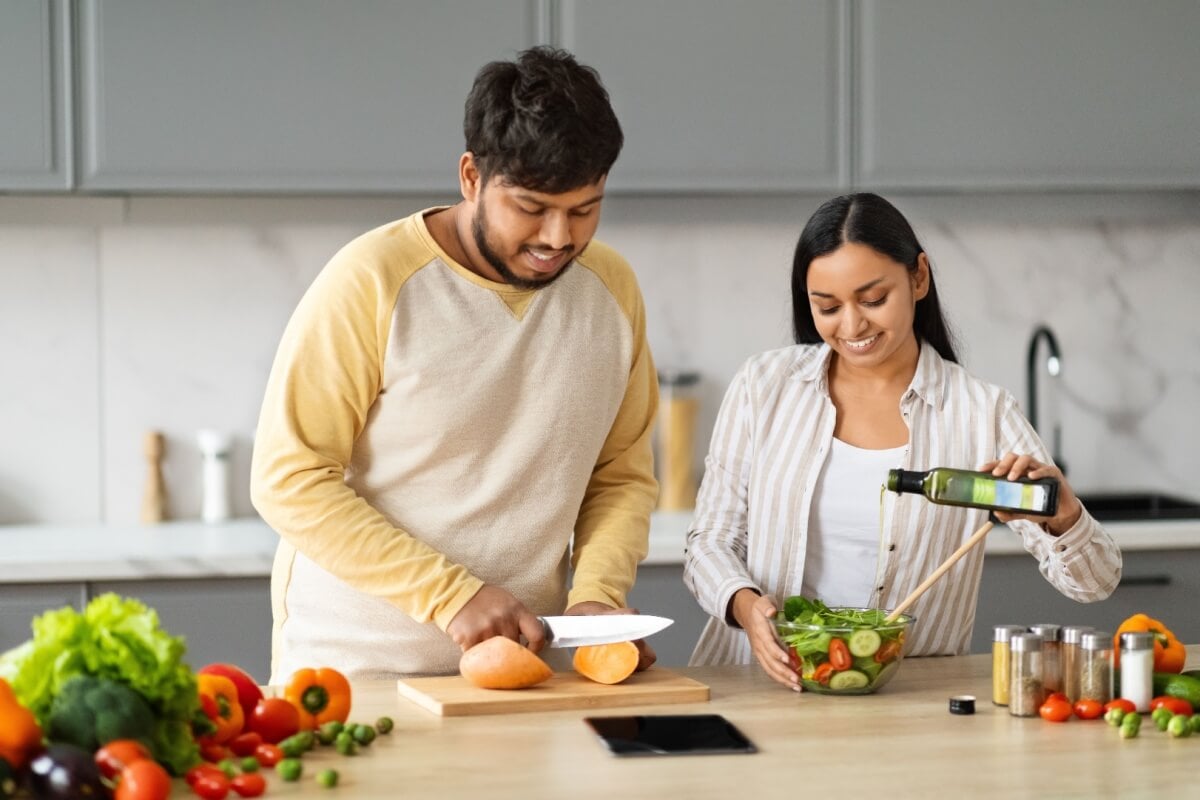 É importante fazer refeições saudáveis antes e no dia da prova 