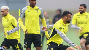 Treino da equipe do Flamengo