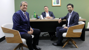 Valdemar Costa Neto, Ricardo Nunes e Jair Bolsonaro