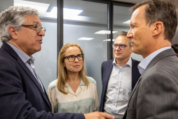 Ministro de Estado-Chefe da Secretaria de Relações Institucionais, Alexandre Padilha durante reunião com os Conselheiros do Agronegócio em São Paulo