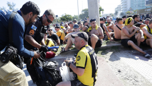 Torcedores do Penãrol detidos após briga no Rio de Janeiro