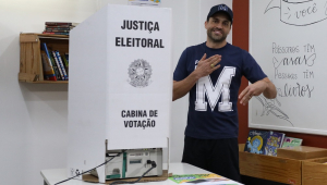 Pablo Marçal vota na zona sul de São Paulo 5 minutos antes do fechamento das urnas