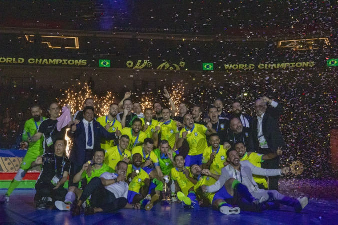 Brasil campeão Copa do Mundo de Futsal