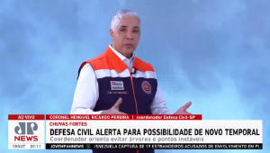 coronel Henguel Ricardo Pereira, coordenador da Defesa Civil de SP