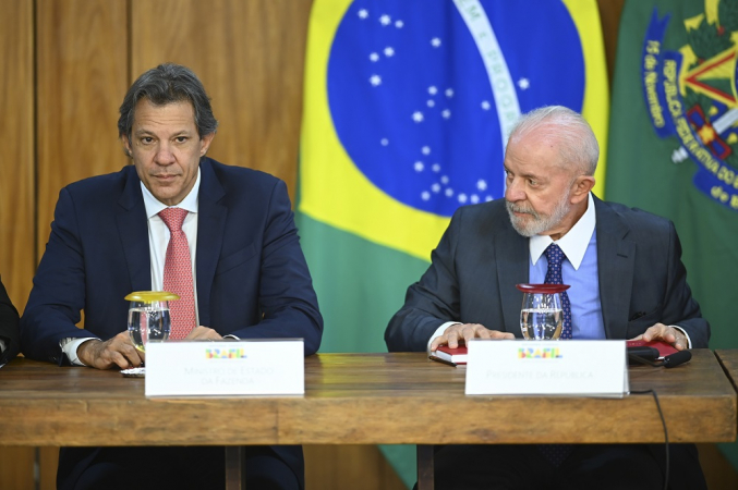 Presidente Lula e Ministro da Fazenda Fernando Haddad.