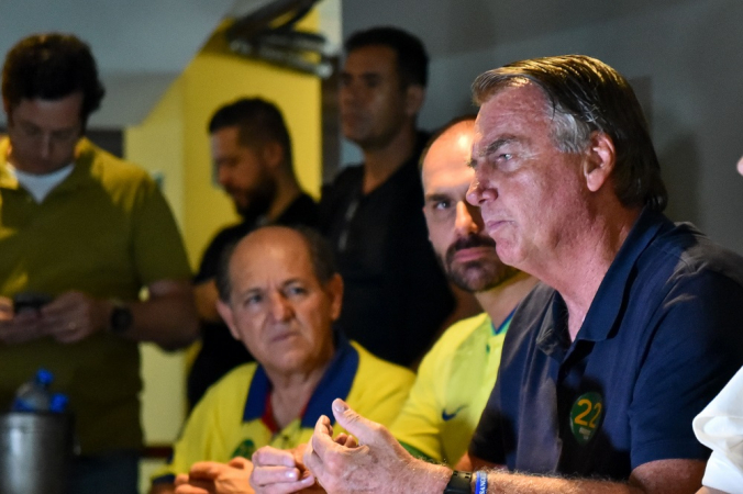 Visita do ex presidente Jair Bolsonaro a cidade de Santos