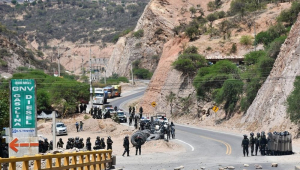 protesto na bolivia