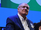 O vice-presidente da República, Geraldo Alckmin (PSB), participa do evento de campanha "Agora é Boulos da Frente Ampla"