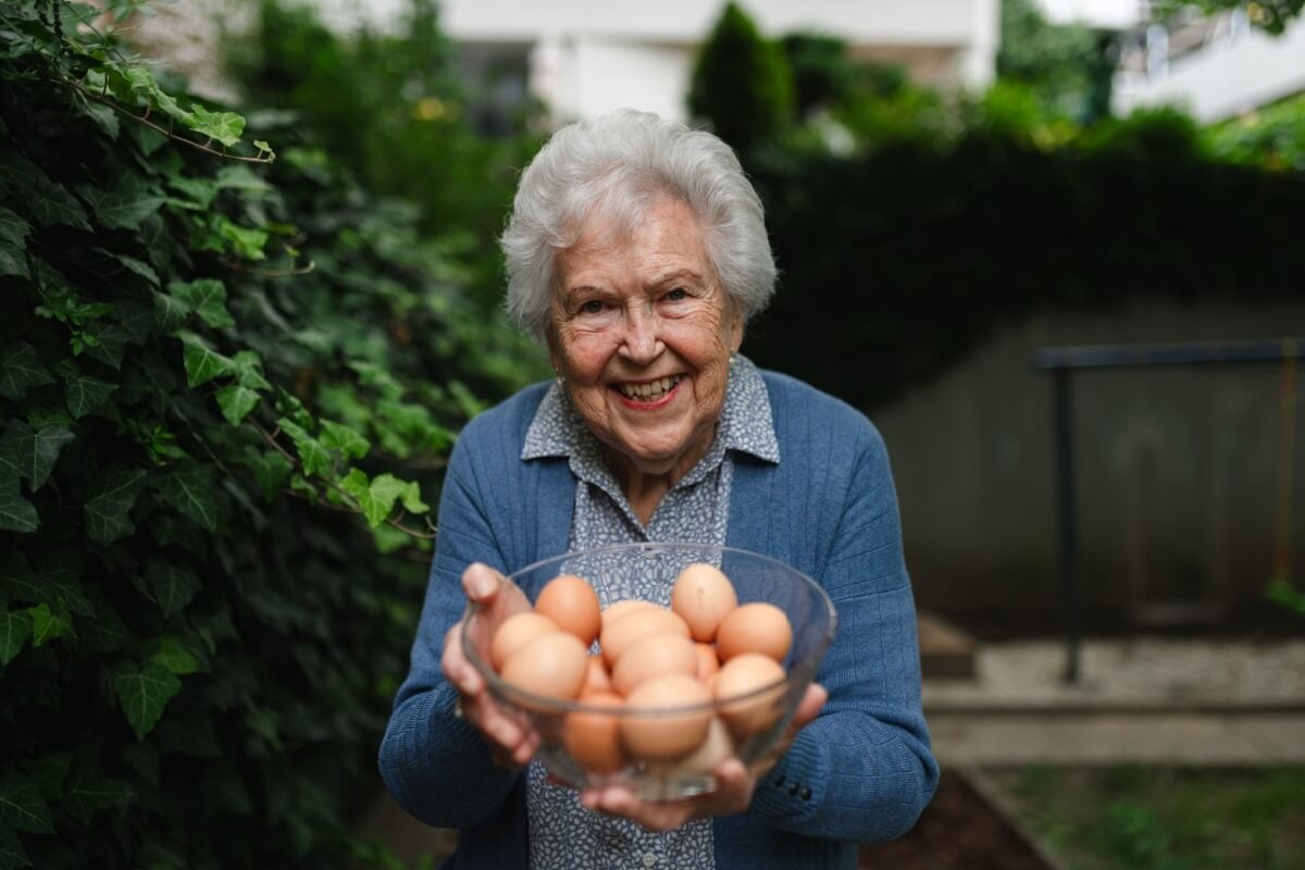 O ovo é um alimento nutritivo e benéfico para os idosos 