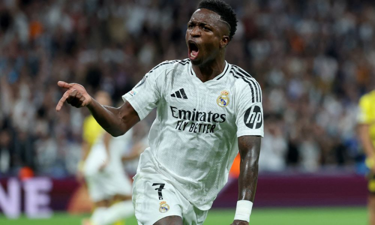 Com hat-trick de Vinicius Junior, Real Madrid vira sobre Borussia e vence por 5 a 2 na Champions